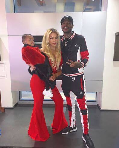 Nova Whitfield with her parents, D.C. Young Fly and Jacky Oh.